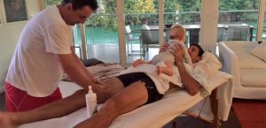 djoko and his baby