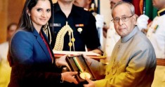 sania mirza honoured