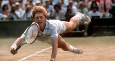 Boris Becker siegt 1985 in Wimbledon